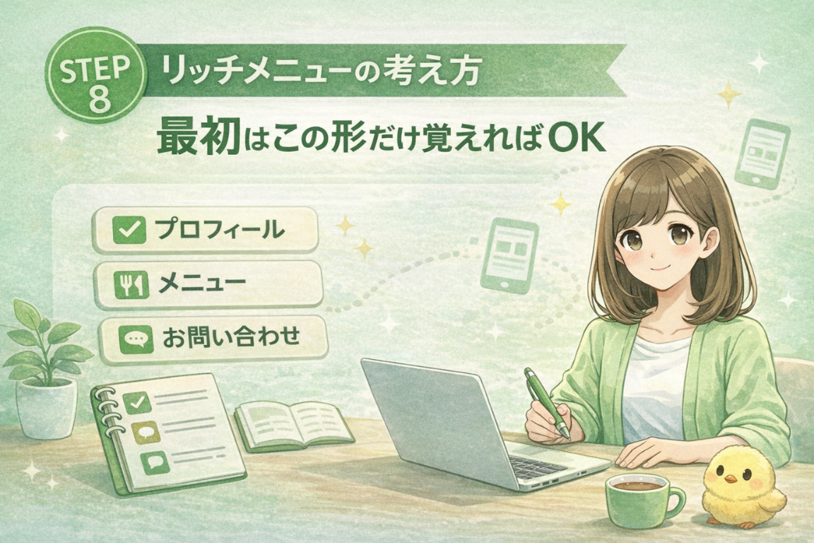 リッチメニューの考え方 | 最初はこの形だけ覚えればOK