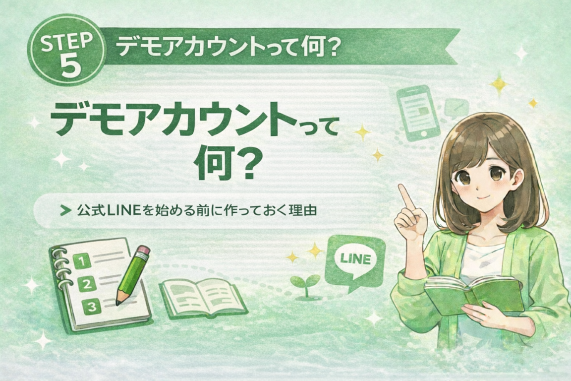 デモアカウントって何？ | 公式LINEを始める前に作っておく理由