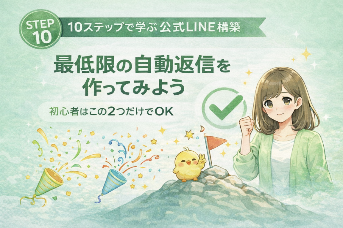 デモアカウント完成！ | 公式LINE初心者でも問題なし♪
